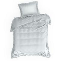 Patalynės užvalkalų komplektas D91 Ruffles, sidabro sp., 70 x 80 cm, 140 x 200 cm, 2 d.