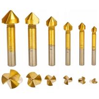 Frezų kūginių medžiui rinkinys (6.3-20.5mm)(6vnt) KD983