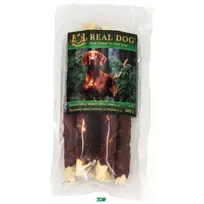 Real Dog Snack odos ritinys, apsuktas ėriena, skanėstas šunims; 500g