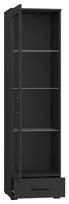 Vitrina ADRK Furniture Frazio, juoda
