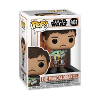 FUNKO  POP! Vinilinė figūrėlė Star Wars: Mandalorian Holding Child, 12 cm