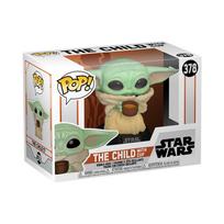FUNKO  POP! Vinilinė figūrėlė: Star Wars: The Mandalorian - The Child w/cup