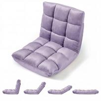 Grindų kėdė šviesiai violetinė