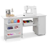 Siuvimo stalas 158 x 50 x 75 cm baltas