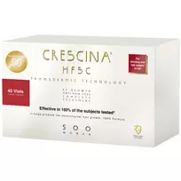 Labo, Crescina, Transdermic HFSC 500, For Growth Stimulation, Ampoules Treatment Serum, For Scalp, For Women, 20 + 20 pcs, 3.5 ml