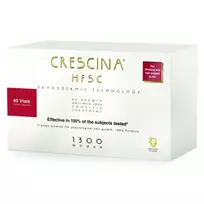 Labo, Crescina, Transdermic HFSC 1300, For Growth Stimulation, Ampoules Treatment Serum, For Scalp, For Women, 20 + 20 pcs, 3.5 ml