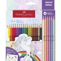Faber-Castell: Spalvotų pieštukų rinkinys - 18 + 6 vnt.
