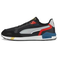 Puma Graviton Tera Black Harbor Mist Red Unisex Sneakers White High-Risk-Red 383058-03 35.5