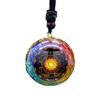 Natūralaus malachito krištolo pakabukas, kaklo papuošalas Reiki, įkvėptas dvasinės gydomosios energijos papuošalai švento akmens pakabukas moterims violetinė