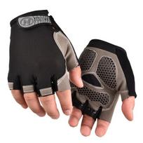 Men Cycling Bicycle Gloves Half Finger Gym Gloves Women Mitten Breathable Anti-slip Glove Fitness Sport Training Gloves M