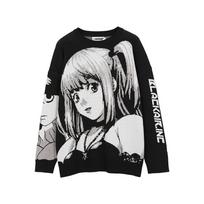 Anime Death Note Misa Amane Oda imitacija Sexy Tube Tops Megztinis Uniforma Apranga Anime Cosplay Kostiumai Laisvi megztiniai kostiumai XL