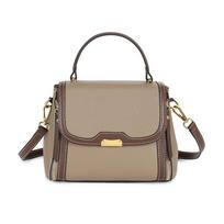 Genuine Leather Small Tote Handbags For Women New  Trend Designer Wide Strap Ladies Shoulder Crossbody Bags