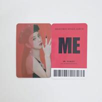 JISOO ME albumas YG SELECT POB nuotraukų kortelė A ver.