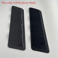 New Universal Car Air Flow Intake Hood Scoop Vent Bonnet Cover Glossy Black Styling