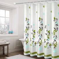 Shower Curtain Waterproof, Mildew-proof, Shading, Hook-free, Bathroom Dry and Wet Separation, Bathroom Shading Curtain W 80xH180CM