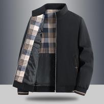 Large Men's Jacket Light Business Stand Up Collar Solid Color Men's Jacket Casual Versatile 8XL juoda