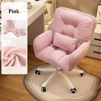 Double-layer thickened back computer chair, soft office chair, desk chair, dressing table chair, five-star plastic chair legs