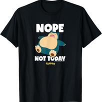Pokémon - Nope Not Today Snorlax T-Shirt S