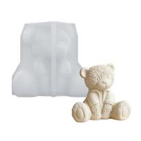 Lovely Bear Shape Silicone Mould Multipurpose For Resin Soap Candle Crafting Easy Demold Safe Materials 1