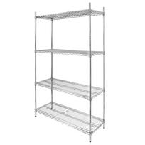 Chromed catering shelf Mega-M 4-shelf H-180 L-90 G-45 N