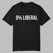 0% Liberal Zero Percent Liberal T-Shirt 3XL