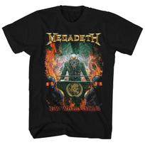 Hot Megadeth Band Heavy Metal Rock Punk Men's Oversized Loose Cotton American T-shirt XL