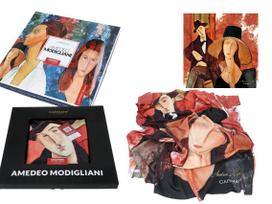 Chusta Damska Apaszka Amedeo Modigliani Kobieta Carmani Szalik Prezent