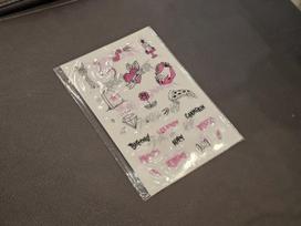STRAY KIDS SKEES Rockstar Rock Tattoo Sticker Pop-Up Official Merchandise - Unopened, Brand New
