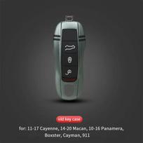 For Porsche 718 Cayenne Panamera 911 macan key case Key Cover Taycan Cayman Boxster Key Shell Car Accessories Protective Case