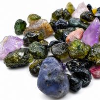 189.8 Ct CERTIFIED Uncut Rough Raw Natural Mix-Color Spinel Loose Gemstone 8 mm each approx