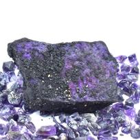 92.20 Ct Uncut Rough Raw Purple Sapphire Natural CERTIFIED Loose Gemstone 99.9 mm approx
