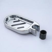 Bathroom Home Silver Adjustable Rail Slide Plates Soap Dishes Soap Holder