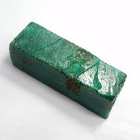 Natural Emerald Green 770.25 Ct Huge Uncut Dyed Rough Loose Gemstone CERTIFIED 83.7 mm approx žalia