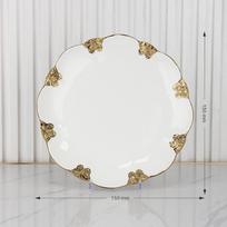 Butterfly Ceramic Dining Plate Steak Plate Sushi Plates Fish Dish Soup Plates Dessert Bowl Cake Stand Snack Bowl Fruit Bowl Tray