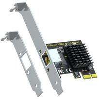 GLOTRENDS LE8105 2.5Gbps LAN Card with RTL8125B Chip, 25001000100Mbps NIC, RJ45 LAN Port (PCI-Express X1 Connection)