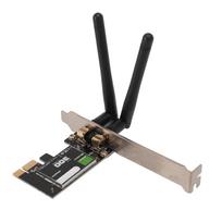 Wireless PCI WiFi Adapter 300Mbps, 2.4GHz High-Performance Network Card with 2 Antennas, for WINS 7 8 10 11