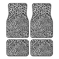 Dark Gray Black Leopard Cheetah Print Car Carpet Four Season Vehicle Carpet Durable Non Slip Full Coverage Mats Easy To Clean juoda