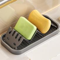 Detachable Self Draining Soap Tray Save Space Panda Soap Rack Soap Sponge Holder  Shower 7.60x3.35x1.57 in
