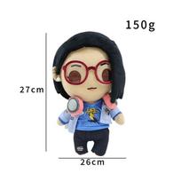 27cm Life Is Strange Alex Chen Plushie Anime Cosplay Dress Up Cotton Plush Doll Toys Christmas Birthday Gifts