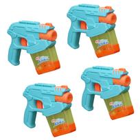 Nerf Super Soaker Mini Dunk Fill Fun Pack  4 Soakers  Easy Instant Water Tank, Simply Submerge in Water to Fill and Fire, 101 mL Capacity Tank  Water