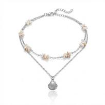 Summer Stone Starfish Shell Necklace Ethnic Bohemian Gravel Choker Fashion Beach Accessories