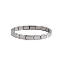 Stretchable Italian Chain Link Bracelet Square 7mm Modular Stainless Steel Bracelet HipHop Popular Elastic Hand Chain Gift
