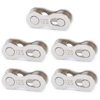 1/5 Pairs Bike Chain Quick Link Mountain Bike Connecting Master Link Missing Quick Connector for 6/7/8/9/10/11/12 Speed Chain