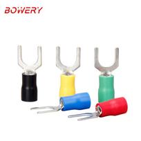 BOWERY SV2-4M Fork Pre-Insulated Cold Press Wire Terminals 1.5-2.5mm²