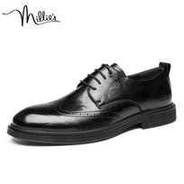 Millies Men's Brogue Leather Dress Shoes 43