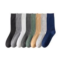 Men's Cotton 10A Antibacterial Odor-Proof Crew Socks One Size