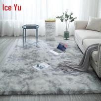 Tie-Dye Long Pile PV Velvet Area Rug