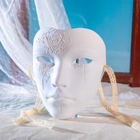Beautiful Ancient Style Face Mask Party Supplies Anime Cosplay Props Fancy Mask Male  Show Style1