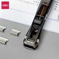Deli Paper Clipper skaidri juoda spalva