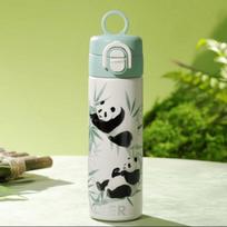Diller Panda 420ml Double-Drink Insulated Bottle